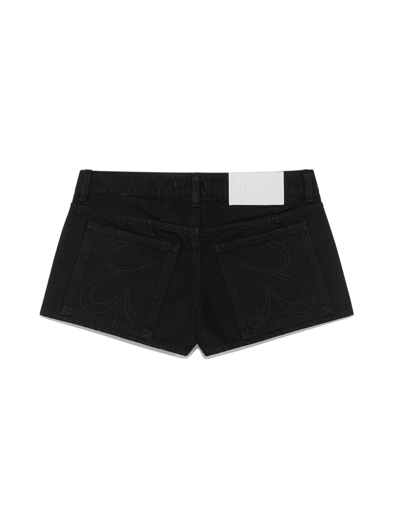 THE RACHEL DENIM SHORTS (BLACK)