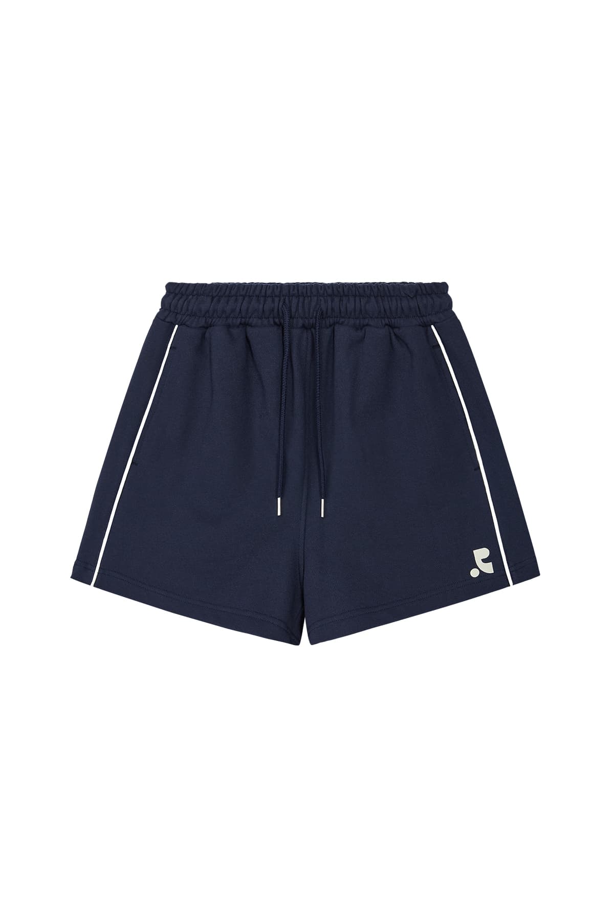 PIPING SWEAT SHORTS - NAVY
