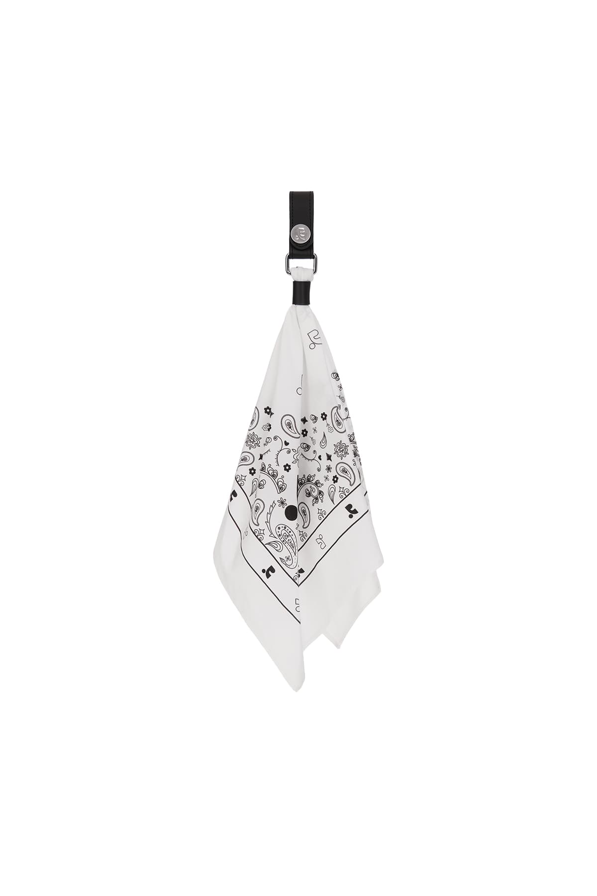 BANDANA KEYRING - WHITE