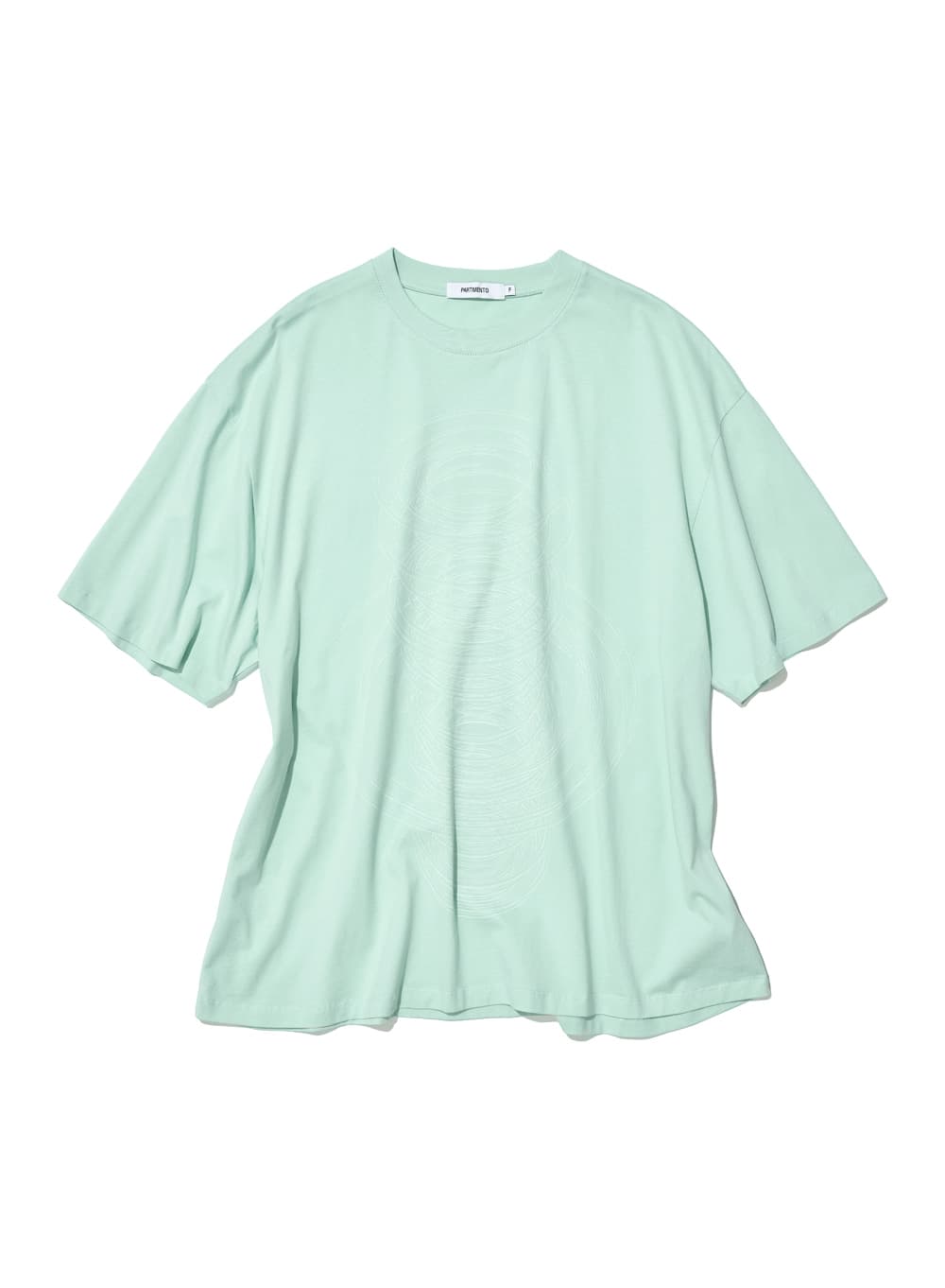 GEOMETRIC PARTS PRINTED TEE_EMERALD