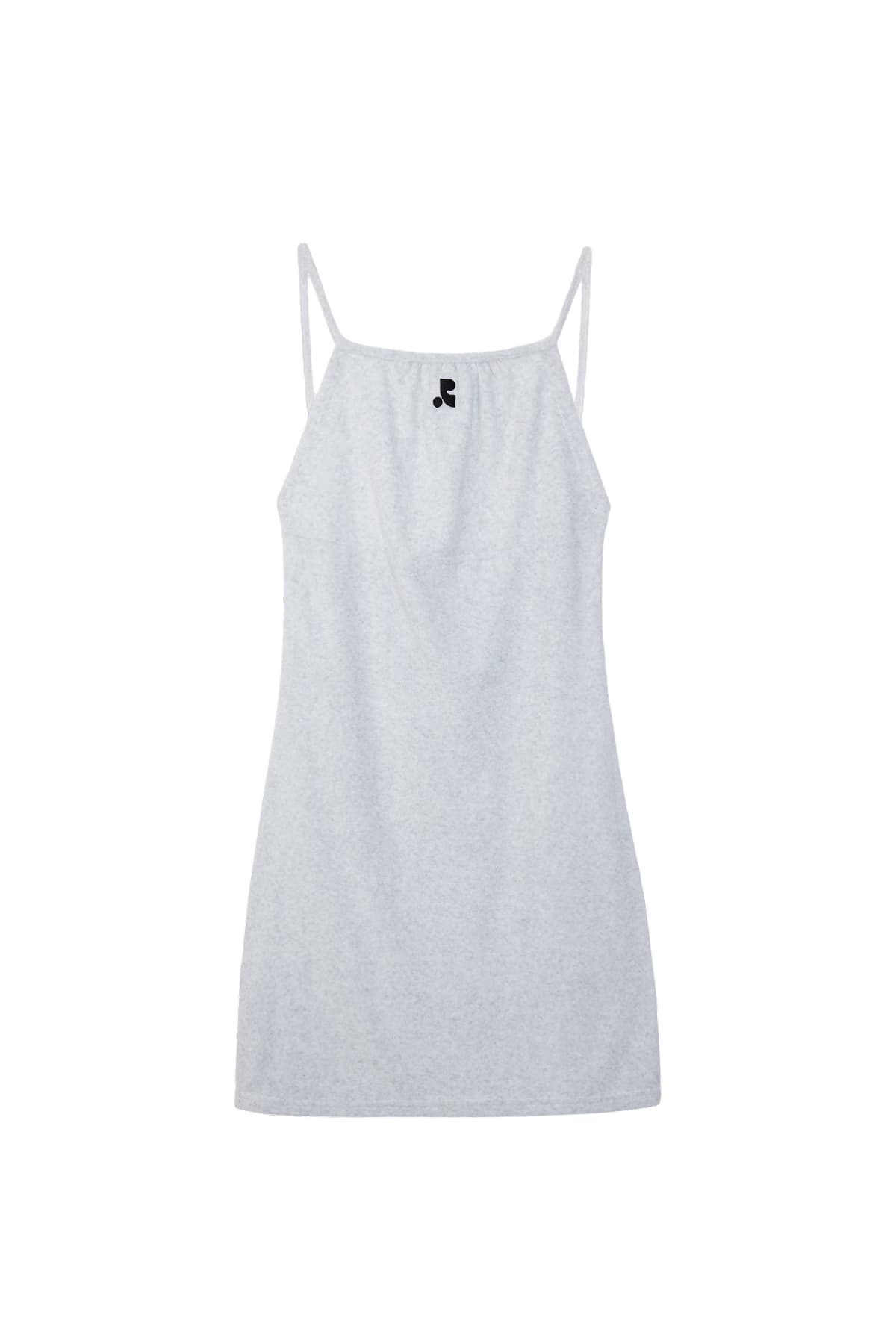 TERRY MINI DRESS - LIGHT GREY