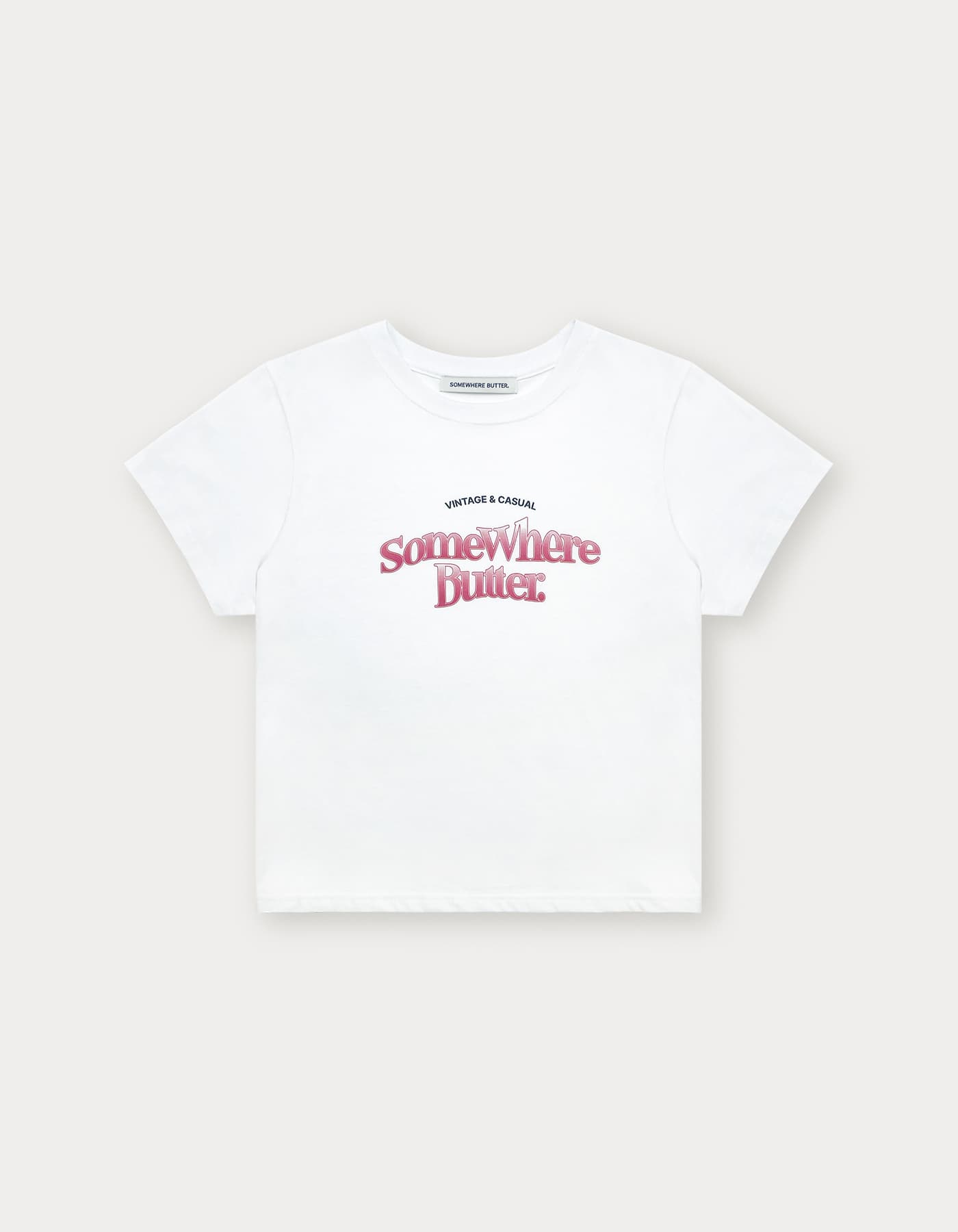 Gradation Wave Logo Top - Ivory