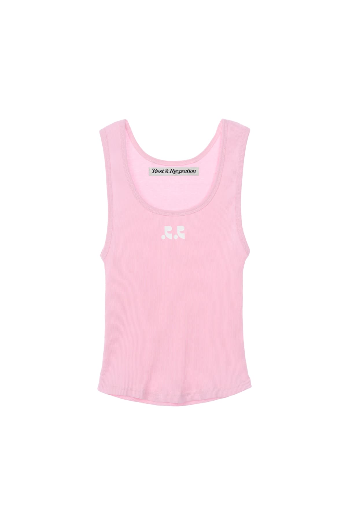 RR LOGO SHORT TANK TOP - PINK