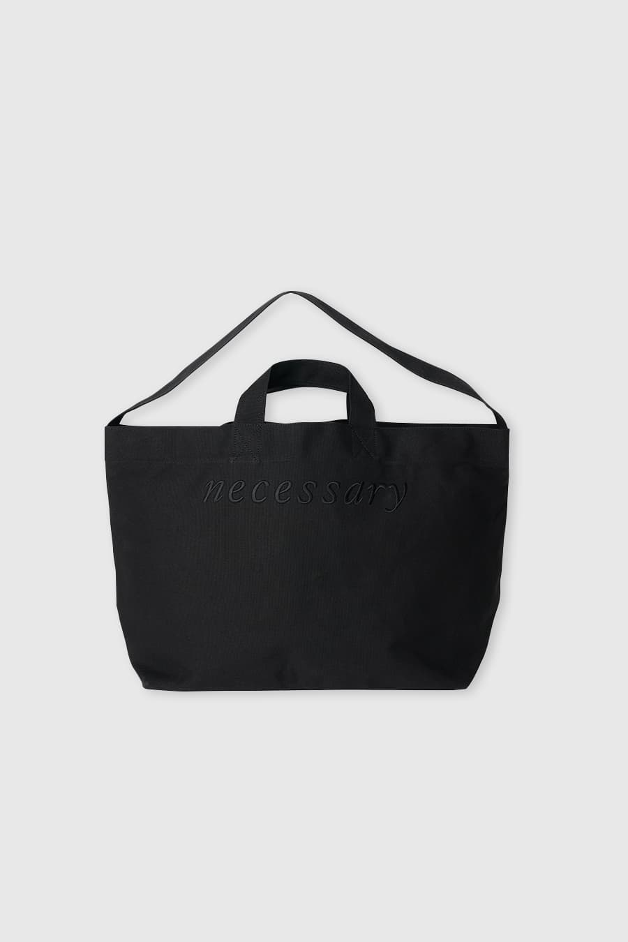 Solid Shopper Bag Big (Black)