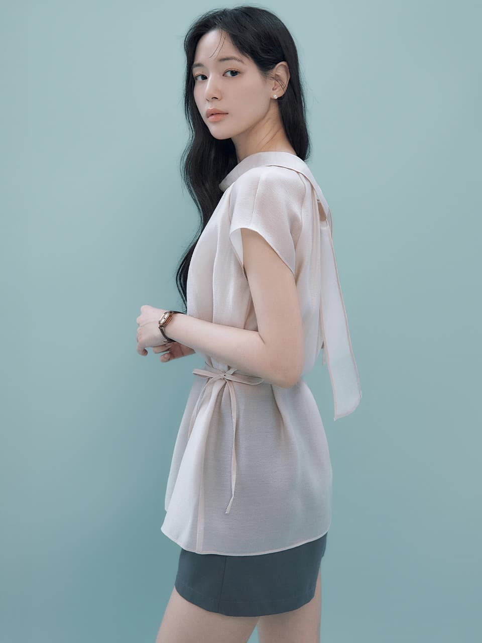 Nuppu shirring blouse