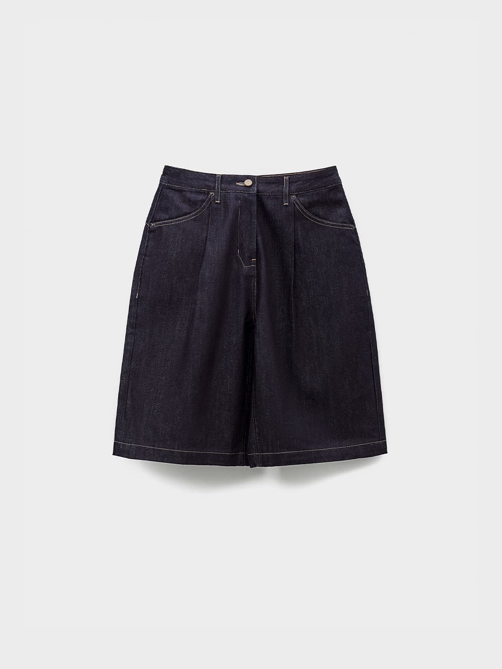 Bermuda Denim Pants_Dark Blue