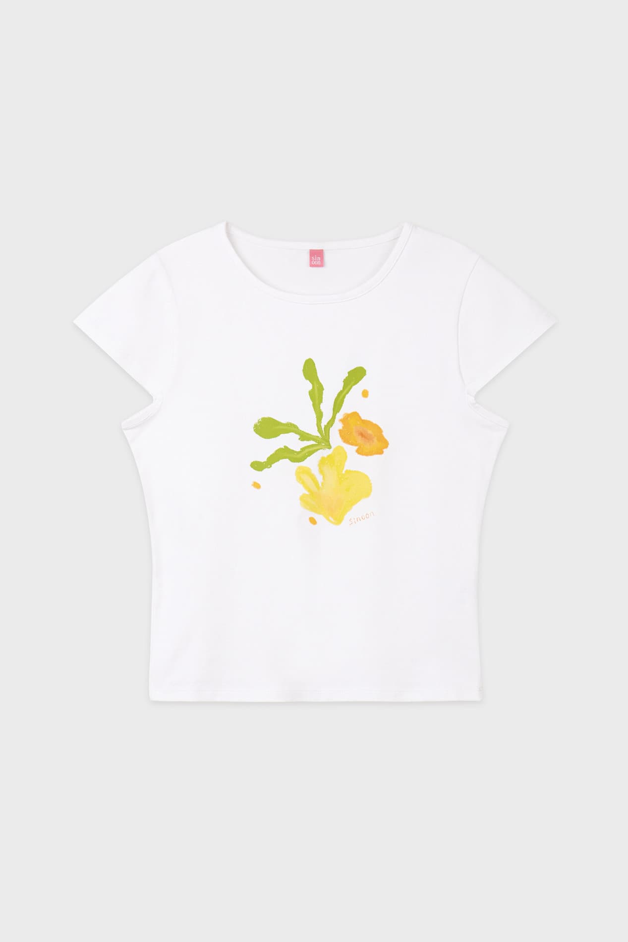 SN Yellow Blossom T-Shirt (White)