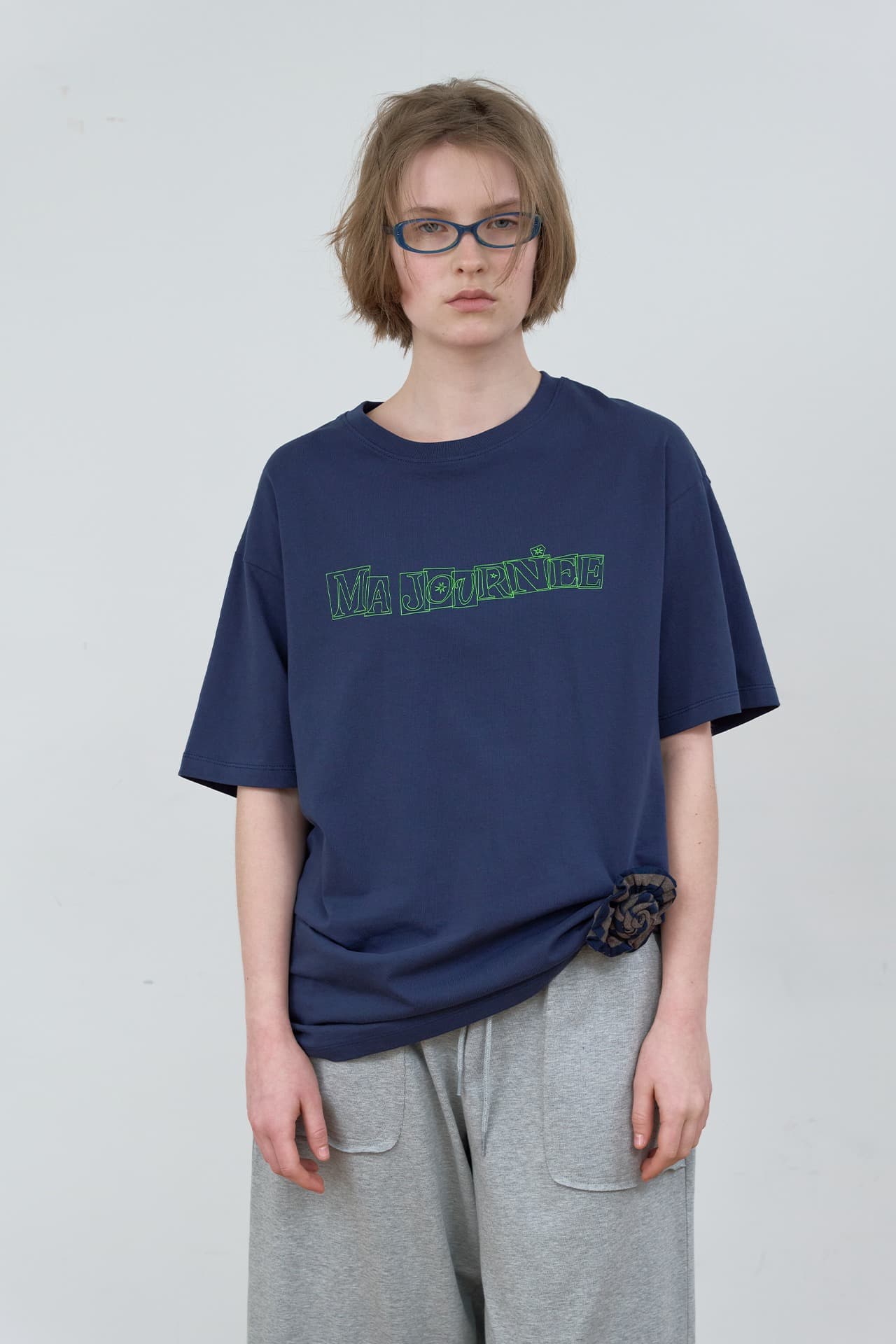 M SIMBOL GRAPHIC T-SHIRT_NAVY