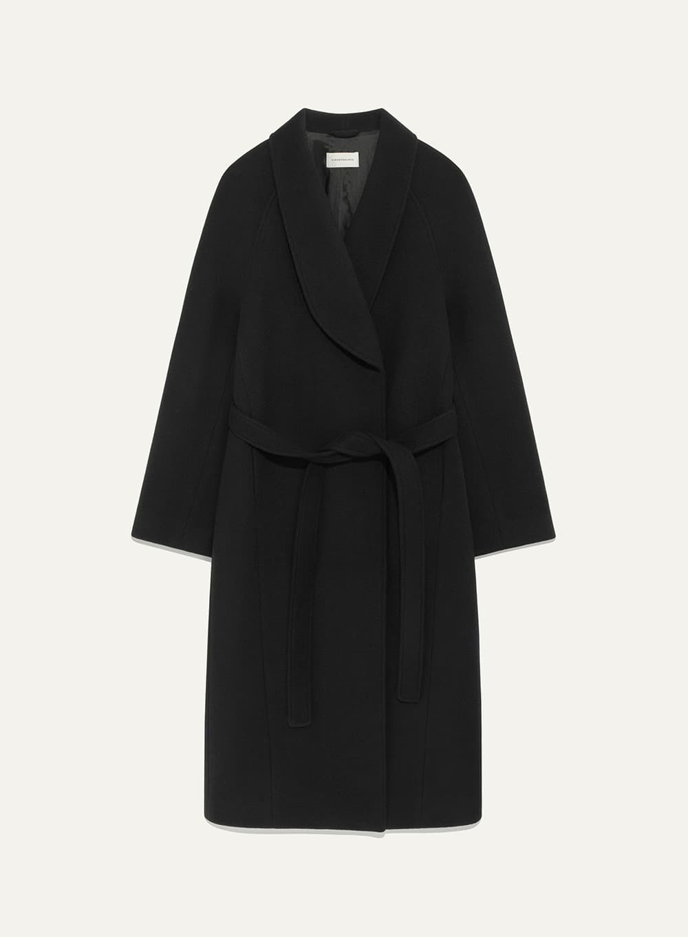 Vera Shawl Collar Coat Black