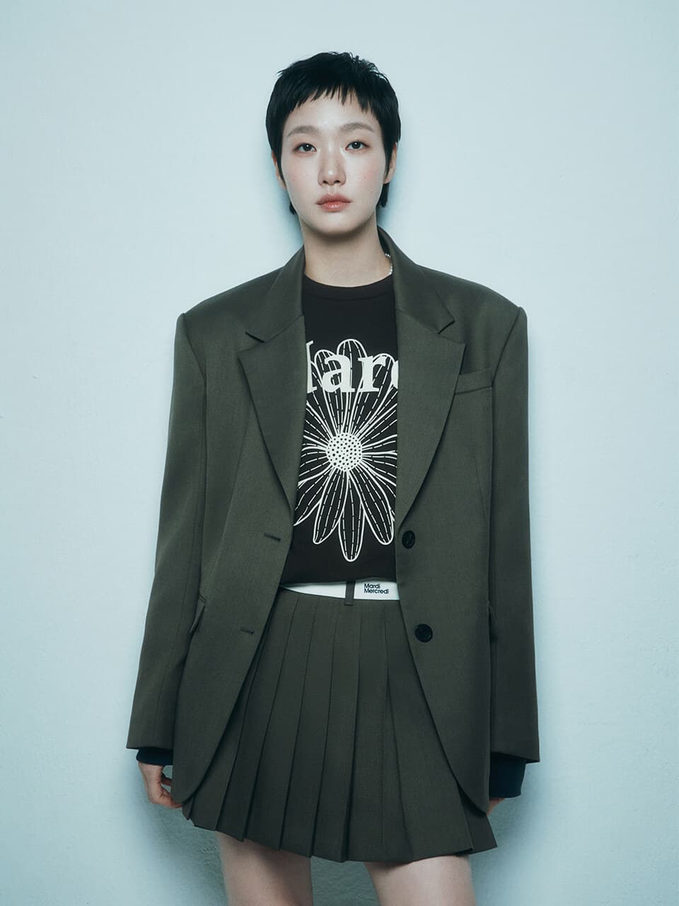WOOL OVERSIZED SINGLE JACKET_BROWN