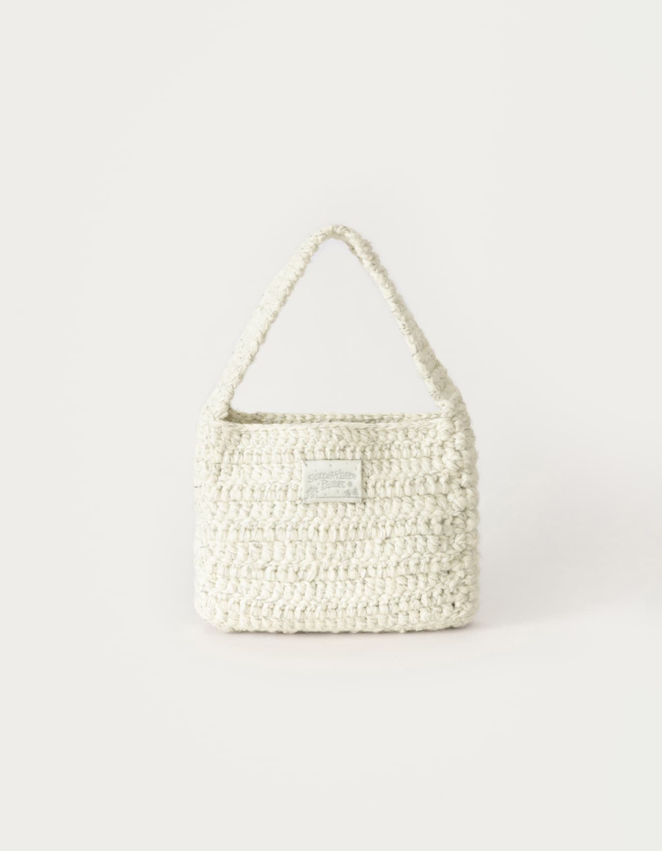 Elly Handmade Knit Bag - Ivory