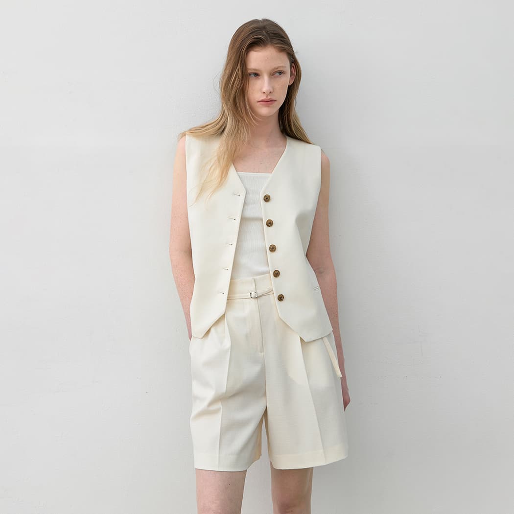 (PT-5654)ESSENTIAL TAS SET-UP SHORTS PANTS