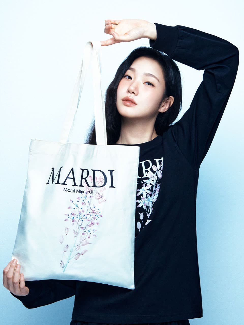 CANVAS BAG LILIES 01_CREAM