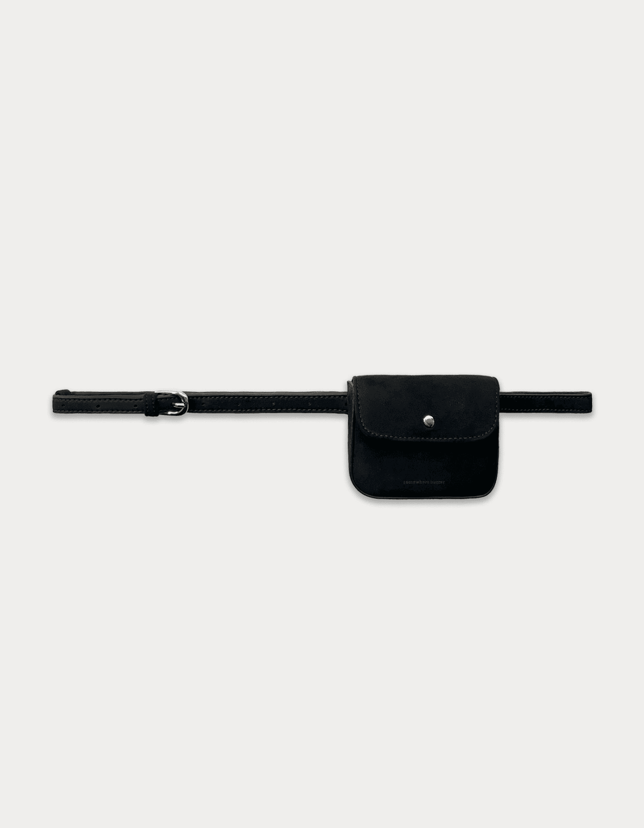 Vintage Suede Belt Bag - Suede Black