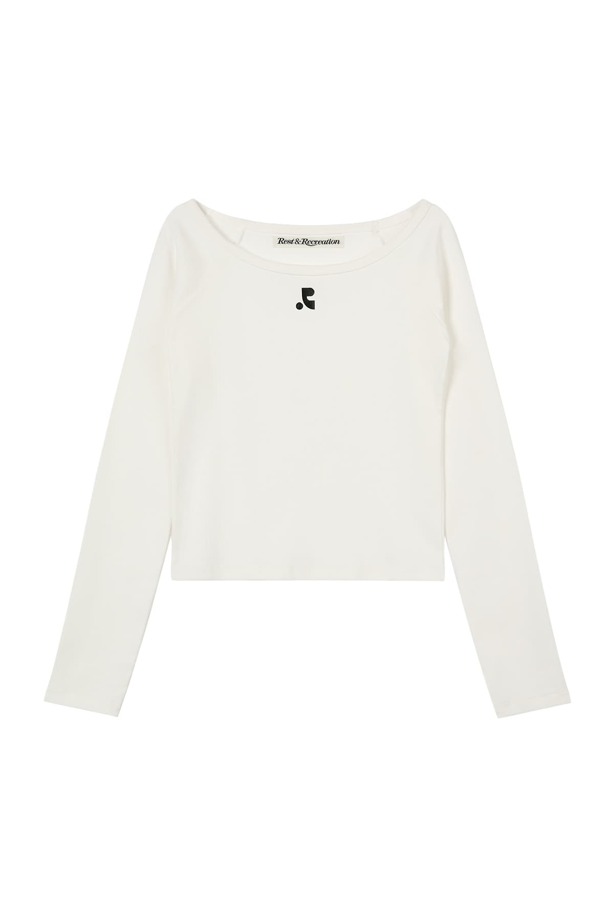 U-NECK RAGLAN TOP - IVORY