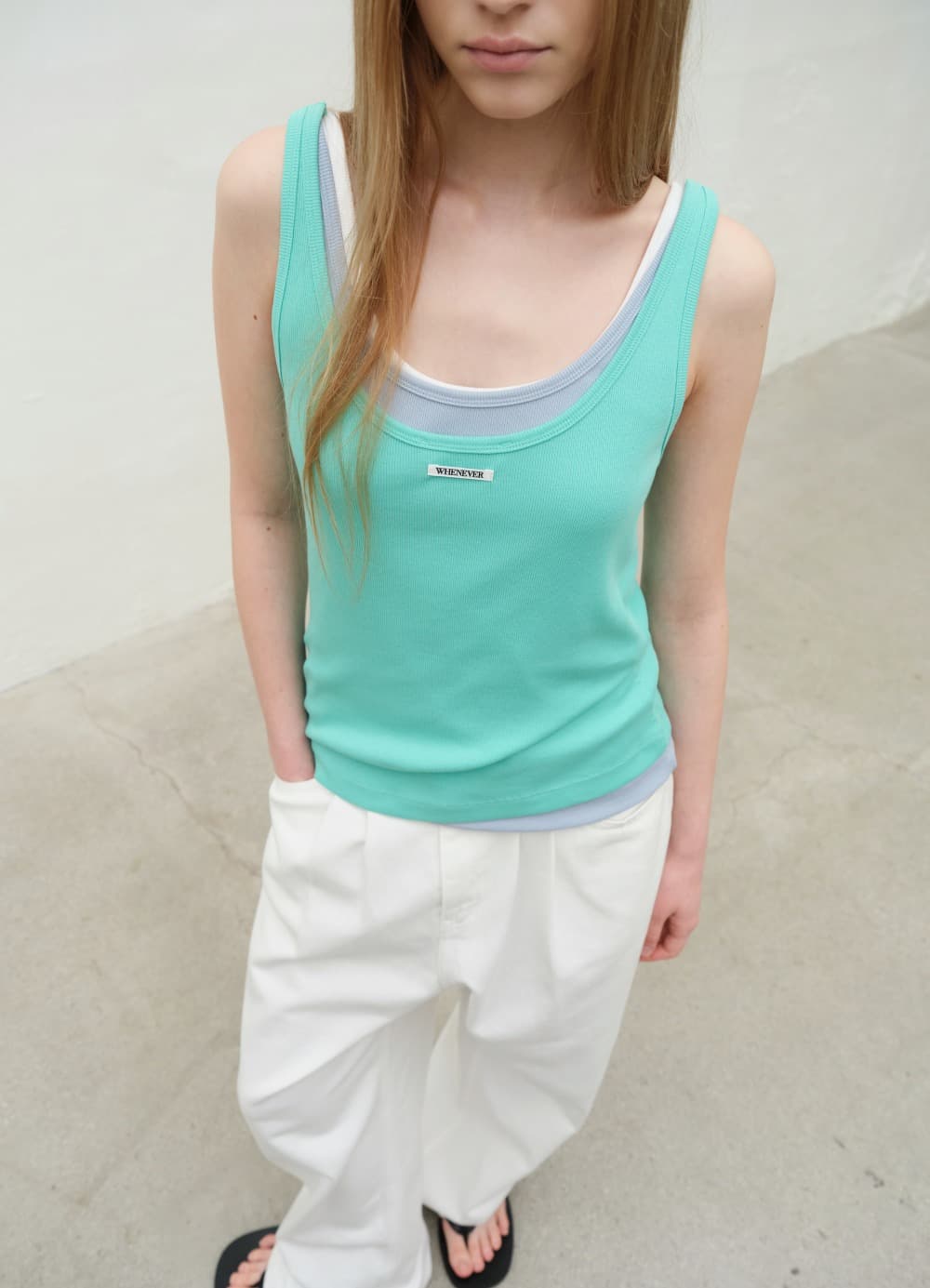 All-day Sleeveless Top - Florida Mint