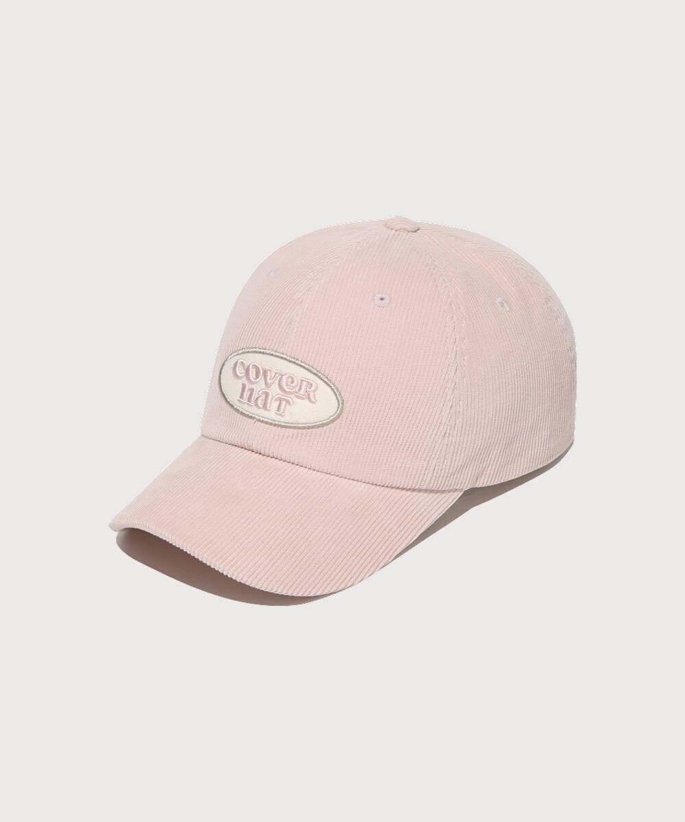클로버하트 코듀로이 와펜 볼캡 Pink