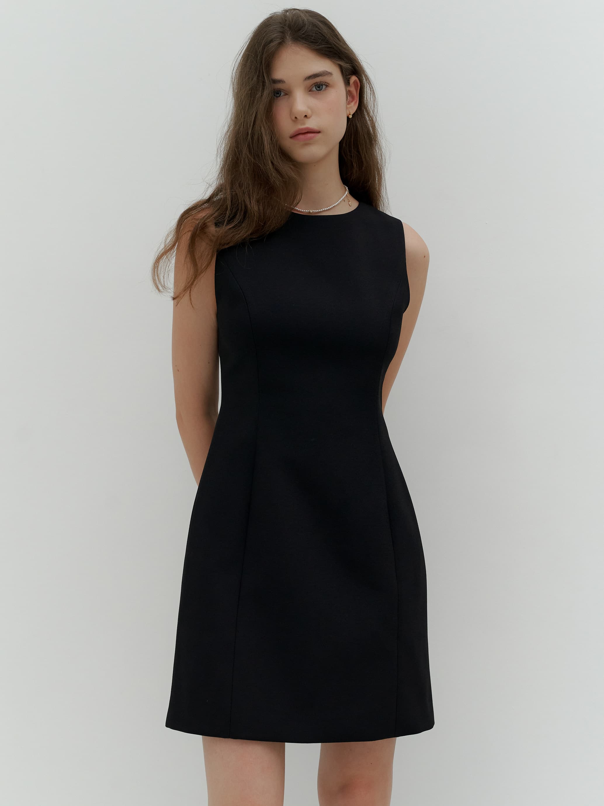 Double Back Ribbon Dress(2color)