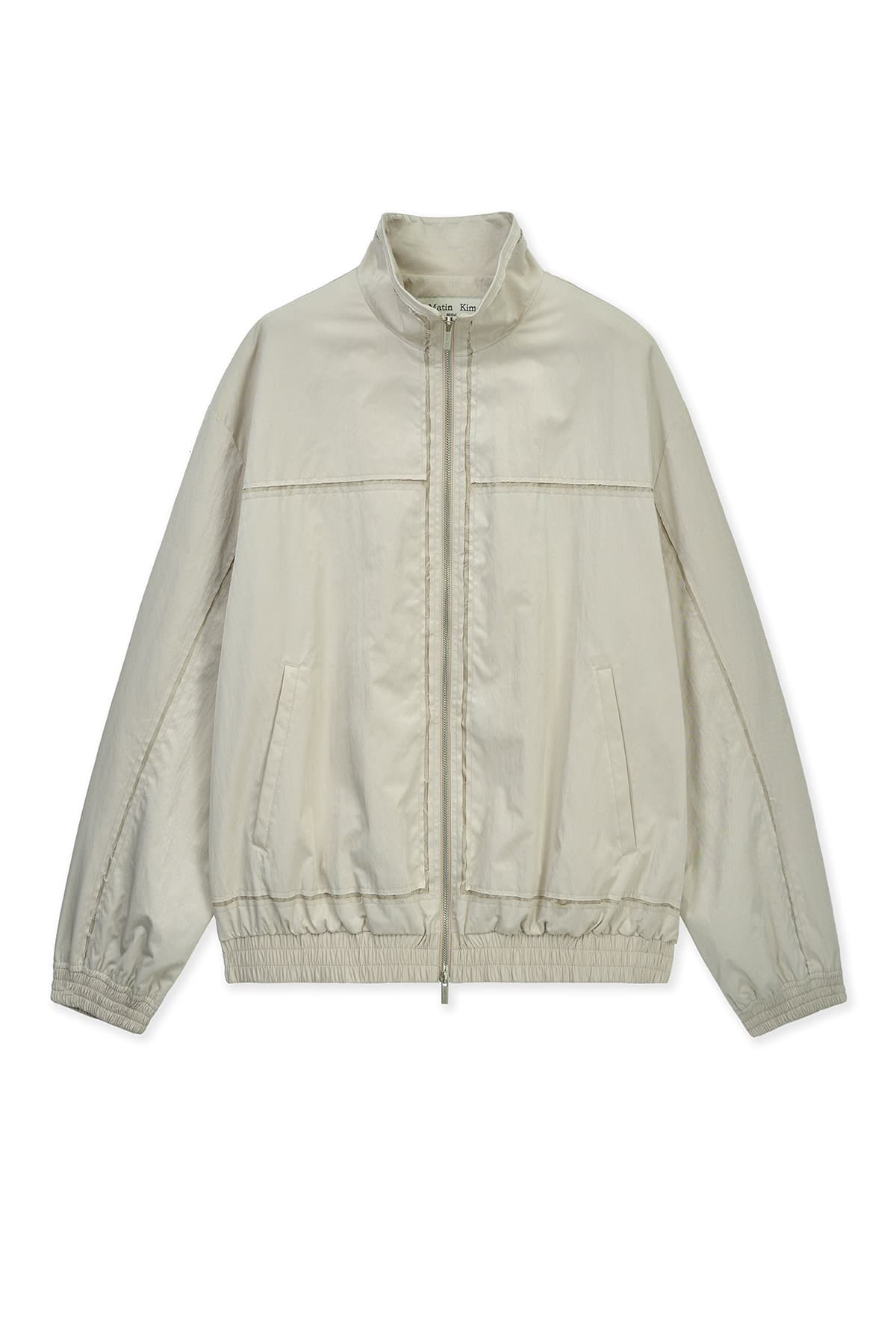 EMBROIDERY BACK LOGO JUMPER IN BEIGE
