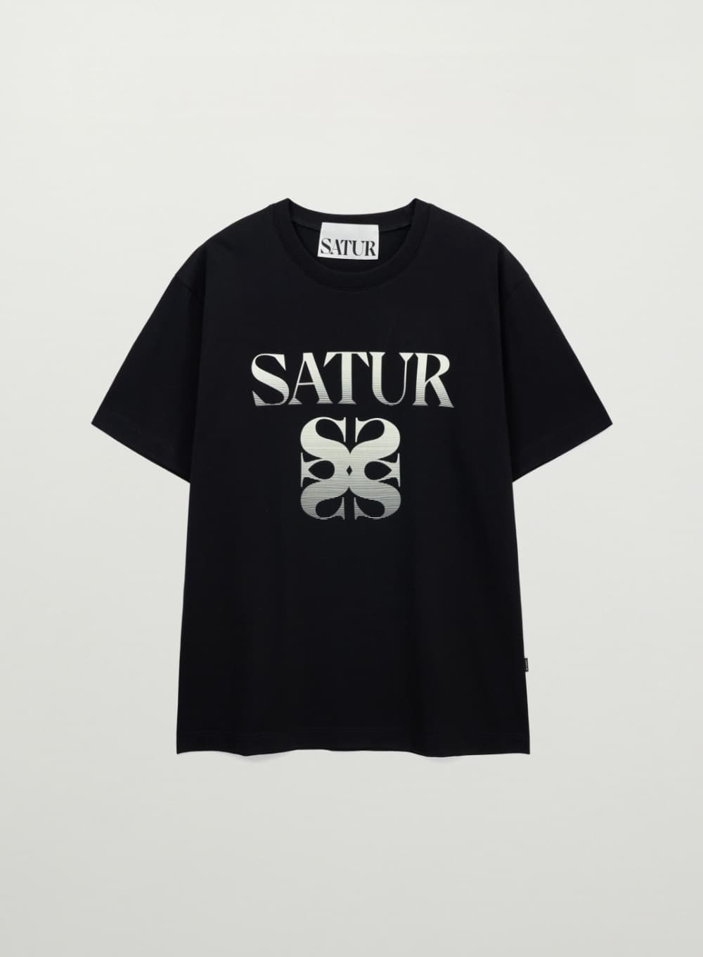 Gradient Big Logo T-Shirt - Black