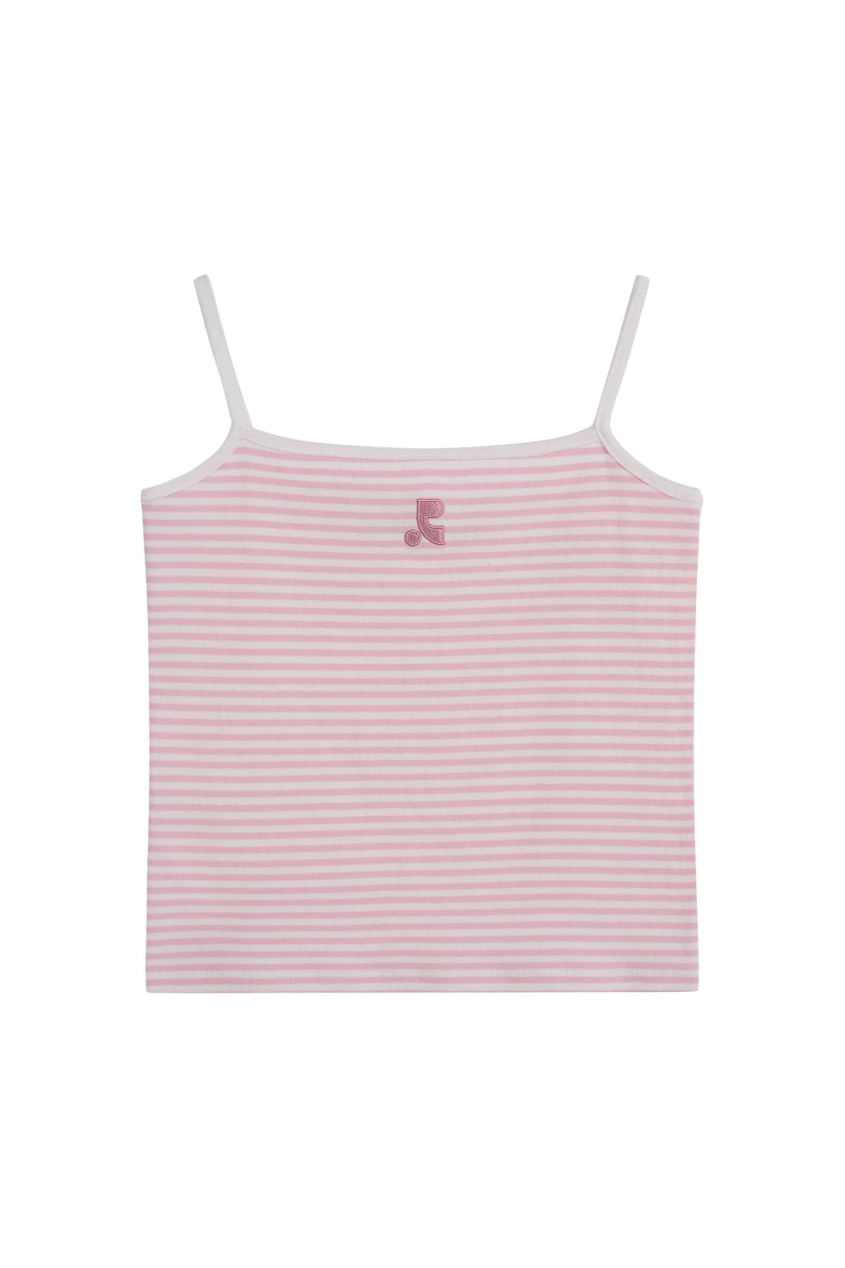 STRIPE LOGO SLEEVELESS - PINK