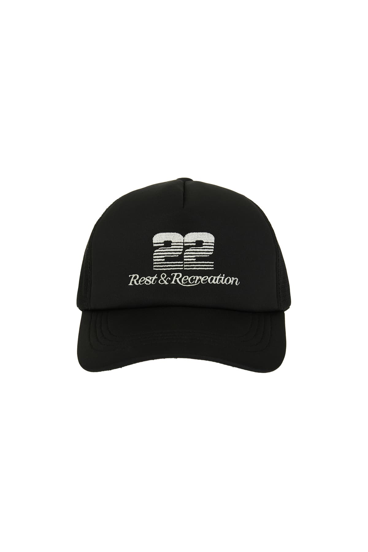 22 MESH CAP - BLACK