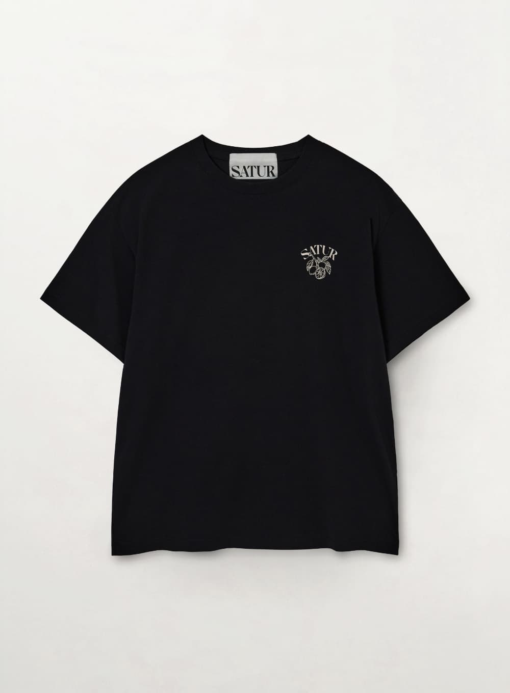 Citron Back Logo T-Shirt - Black