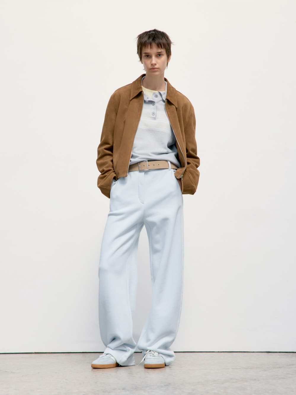 Jersey Cocoon Fit Pants_Light Blue