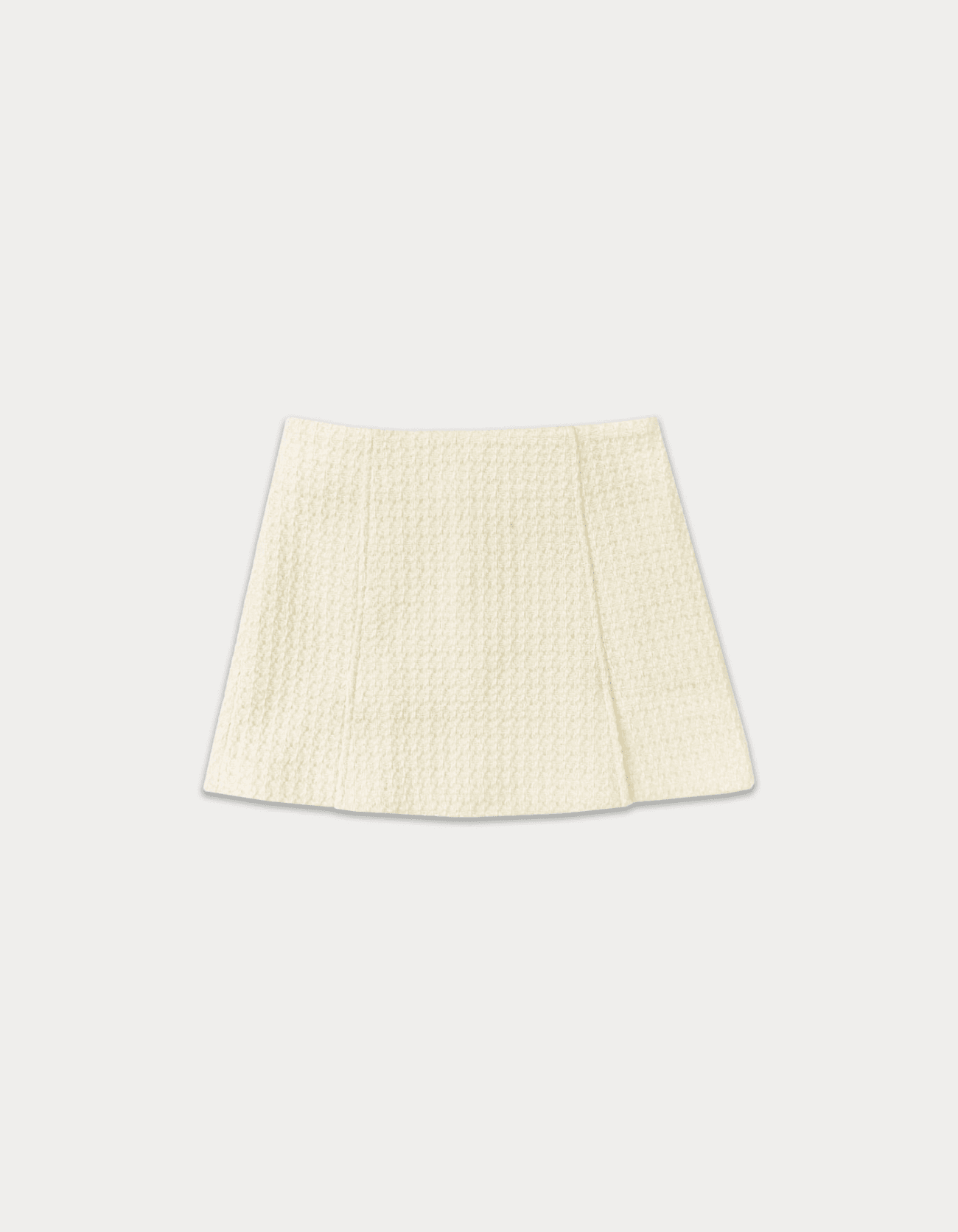 Bella tweed mini skirt - ivory