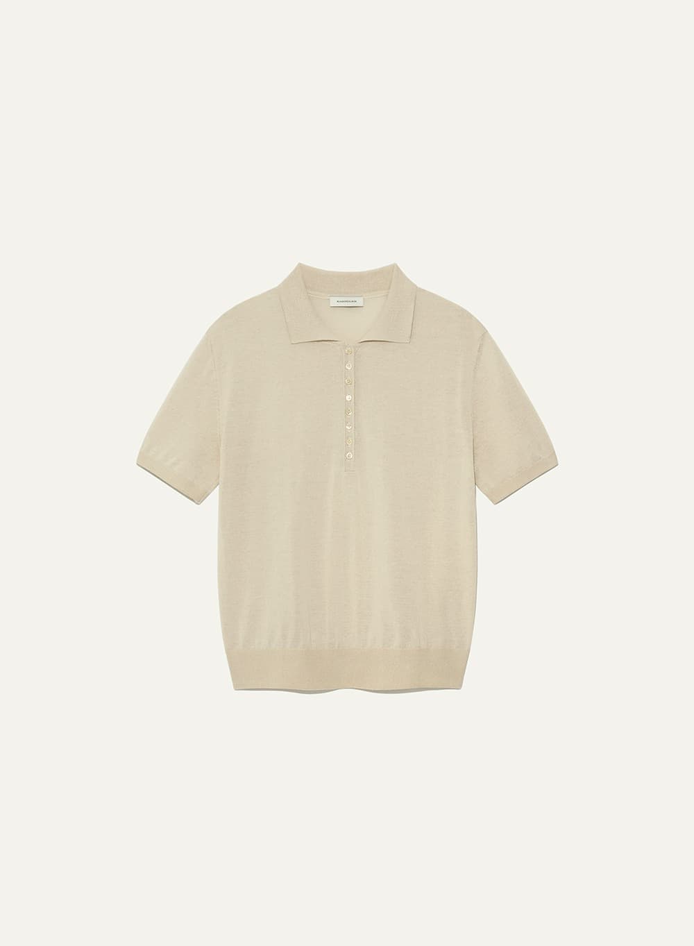 Anne’s Polo Knit Milk-Tea