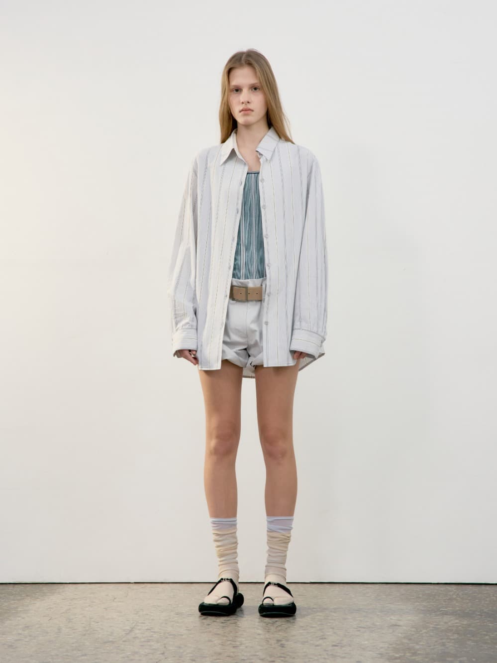 Stripe Classic Shirt_Blue