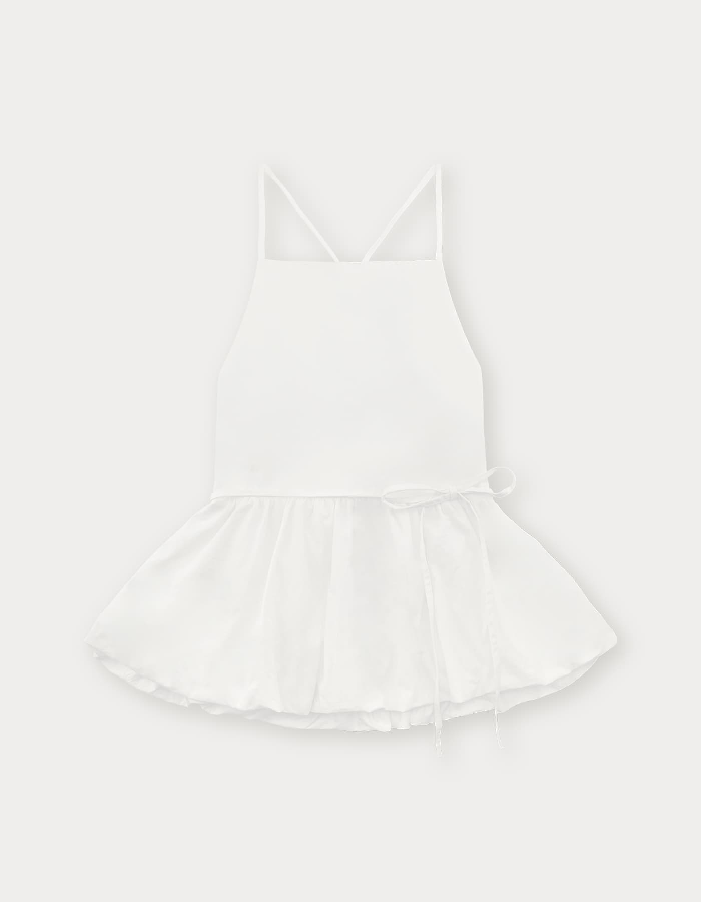 Balloon Back Strap Top - Ivory