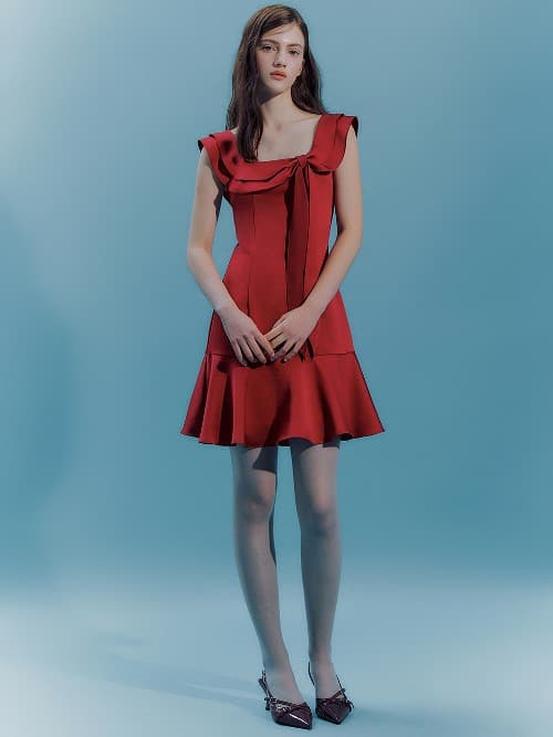Jenny satin dress