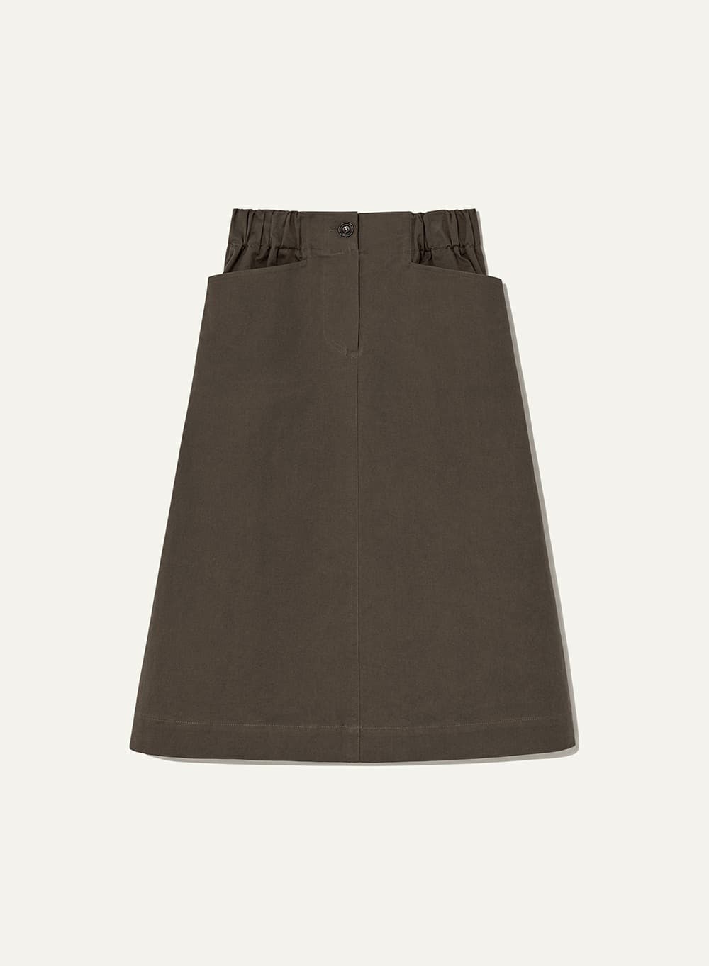 Phiro Cotton Skirt Anthracite