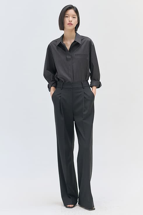 25SN new wide pants [BK]