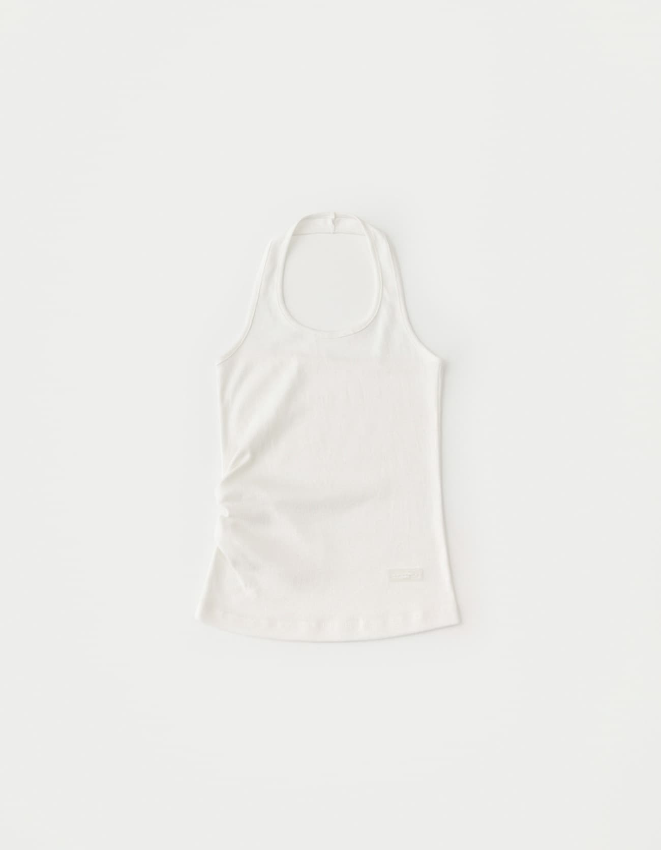 Shirring Halter Sleeveless - Ivory