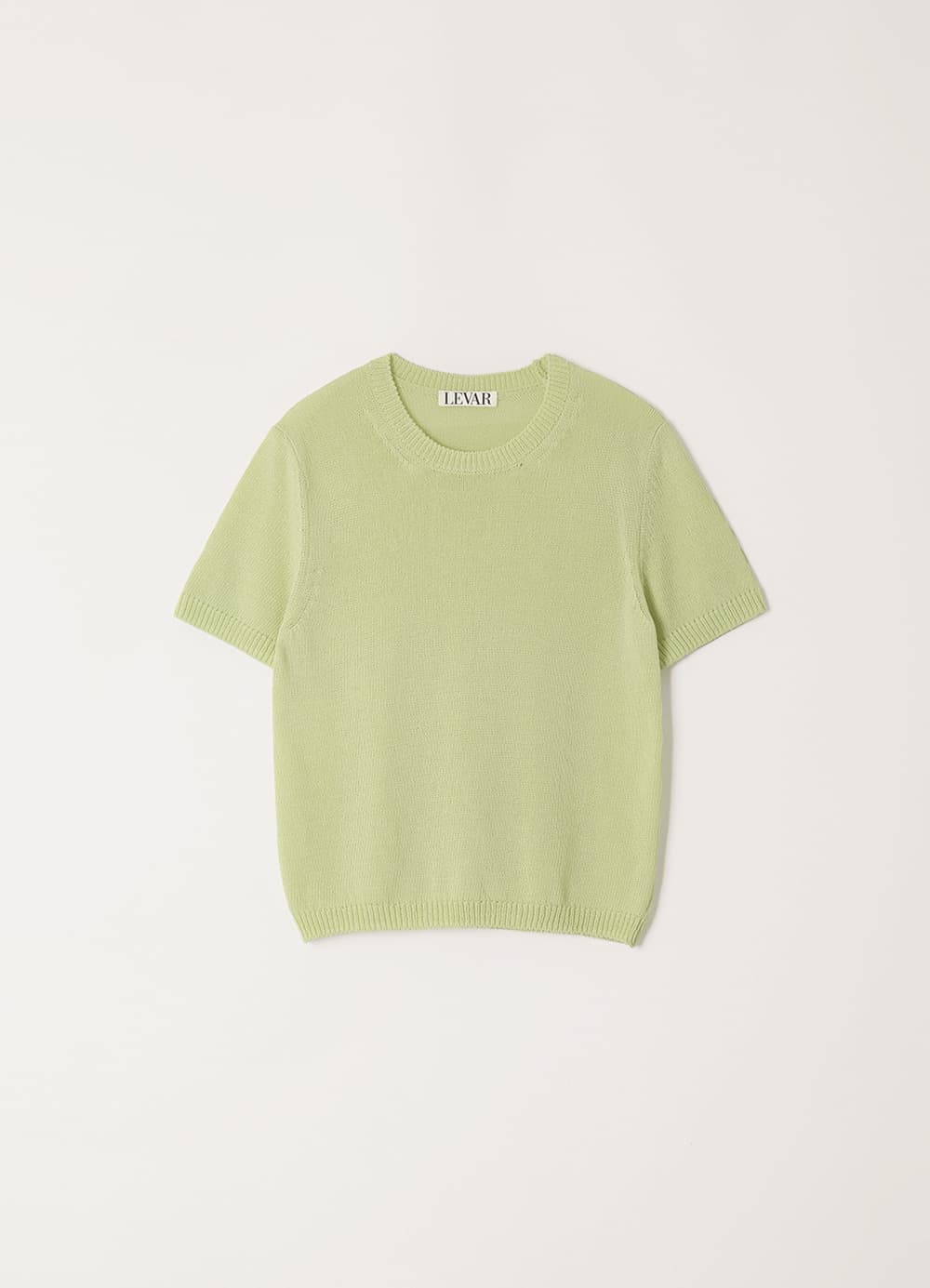 Fresh Cotton Round Knit - Mellow Mint