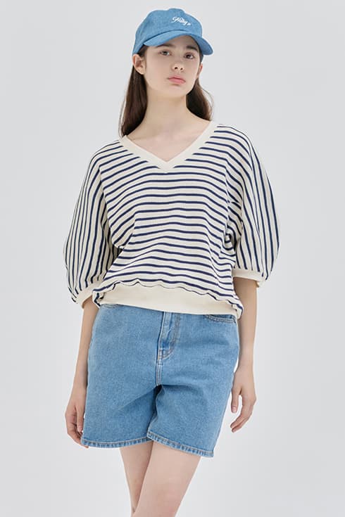 25N summer v-neck volume mtm [ST]