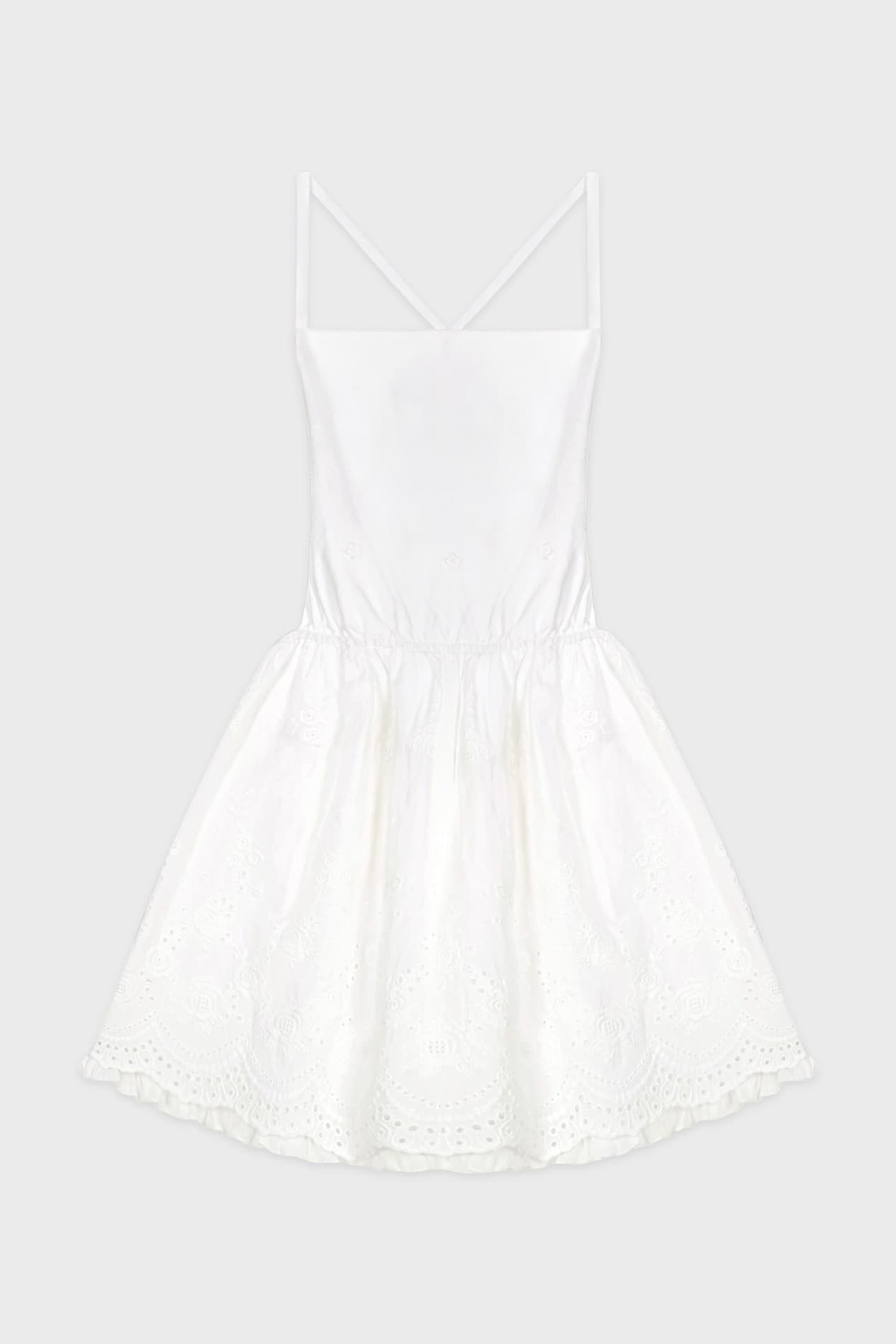 Scallop Lace Layered Dress (Cream)