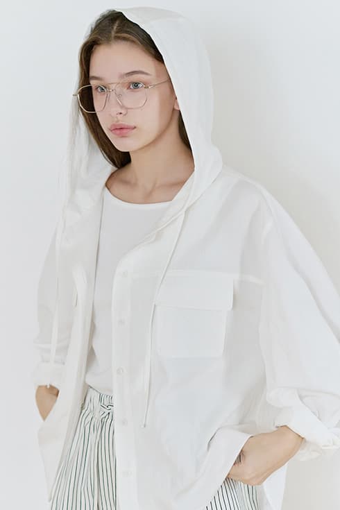 25N summer hoody shirts jacket [WH]
