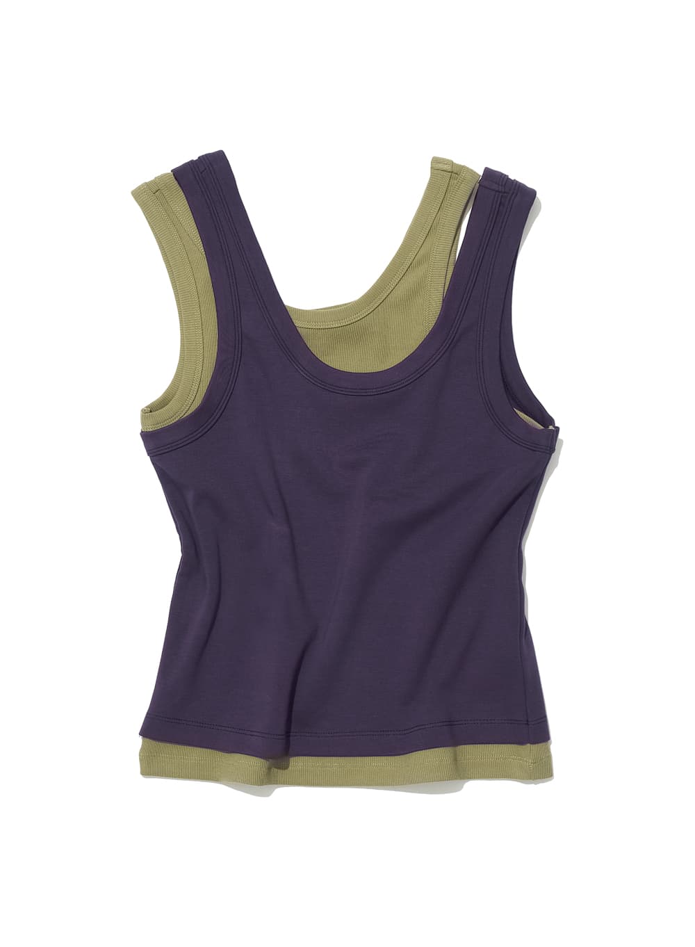 OVERLAY SLEEVELESS_PURPLE
