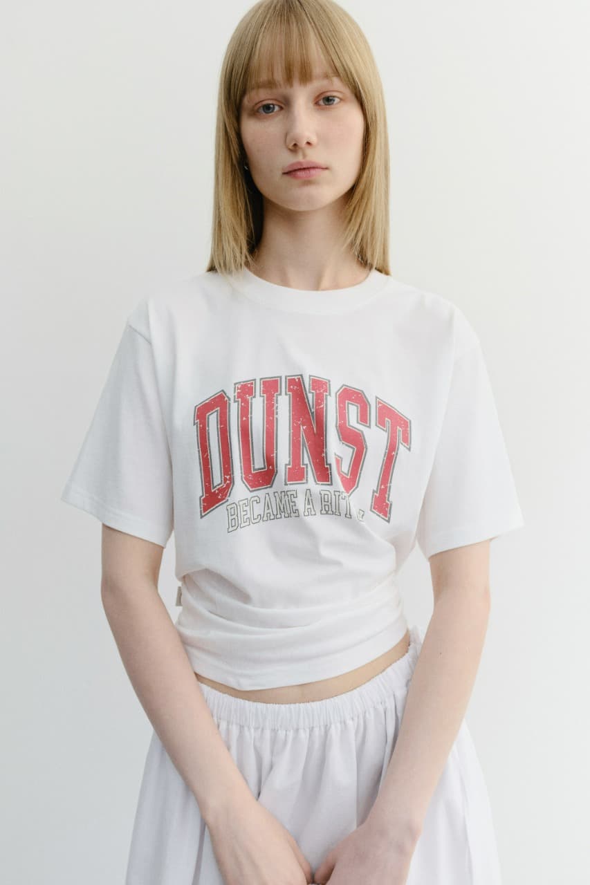 UNISEX VINTAGE ARCH LOGO T-SHIRT OFF WHITE_UDTS6B145OW