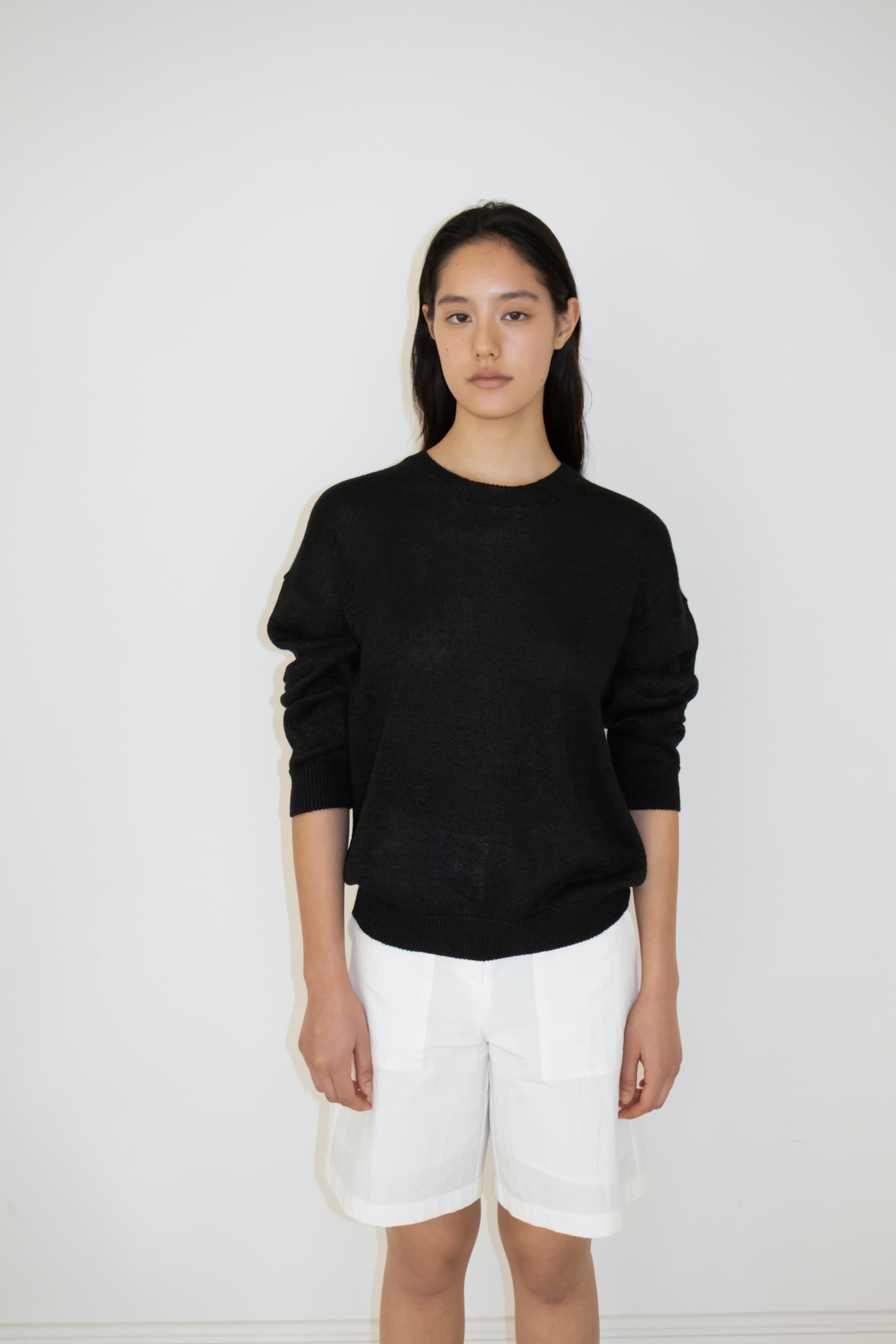 Paper Round Knit (Black)
