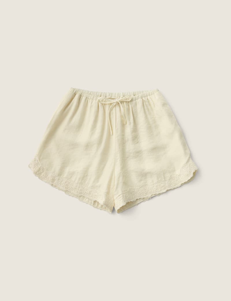 Nina Lace Shorts (Cream)