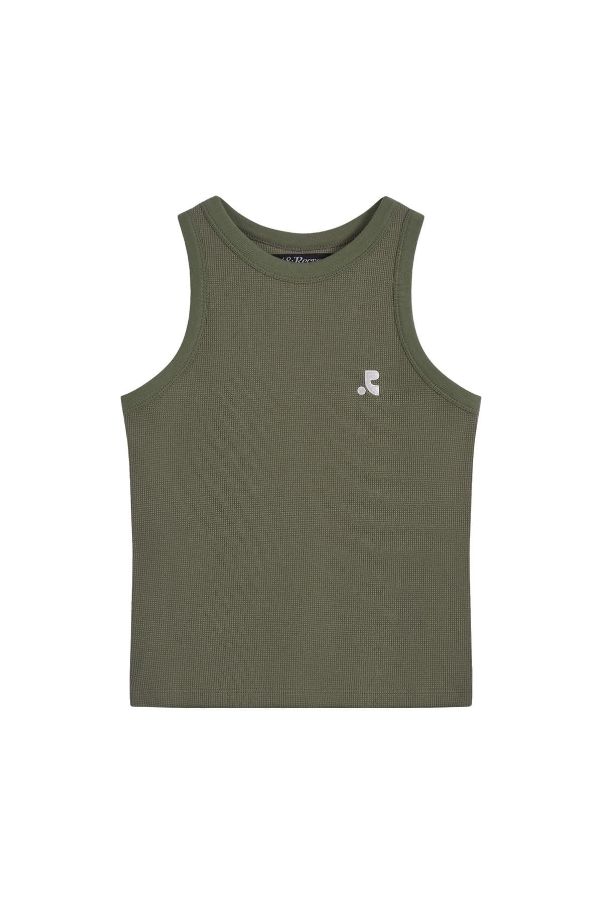 WAFFLE SLEEVELESS - KHAKI