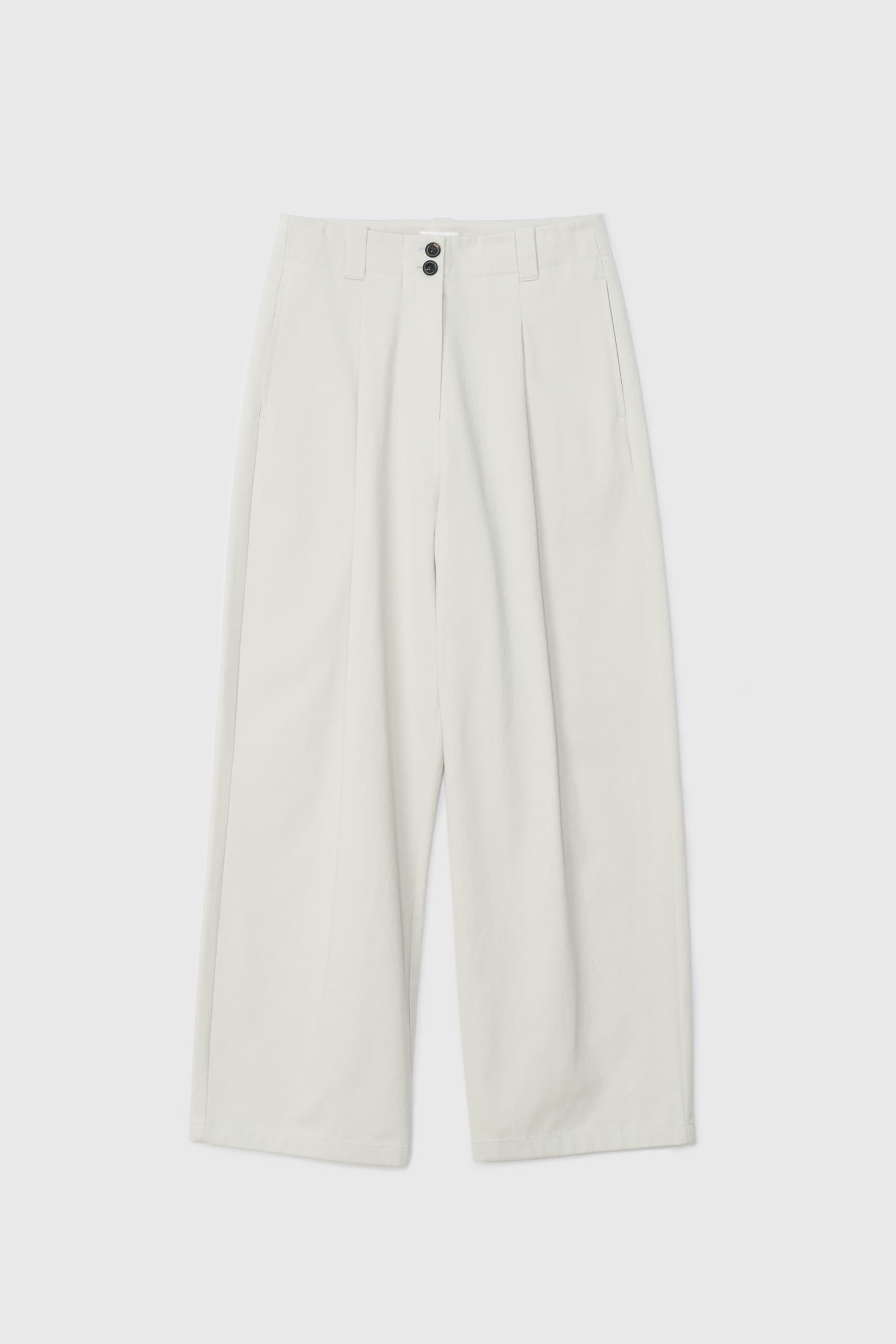 Cotton Chino Pants (Light Beige)