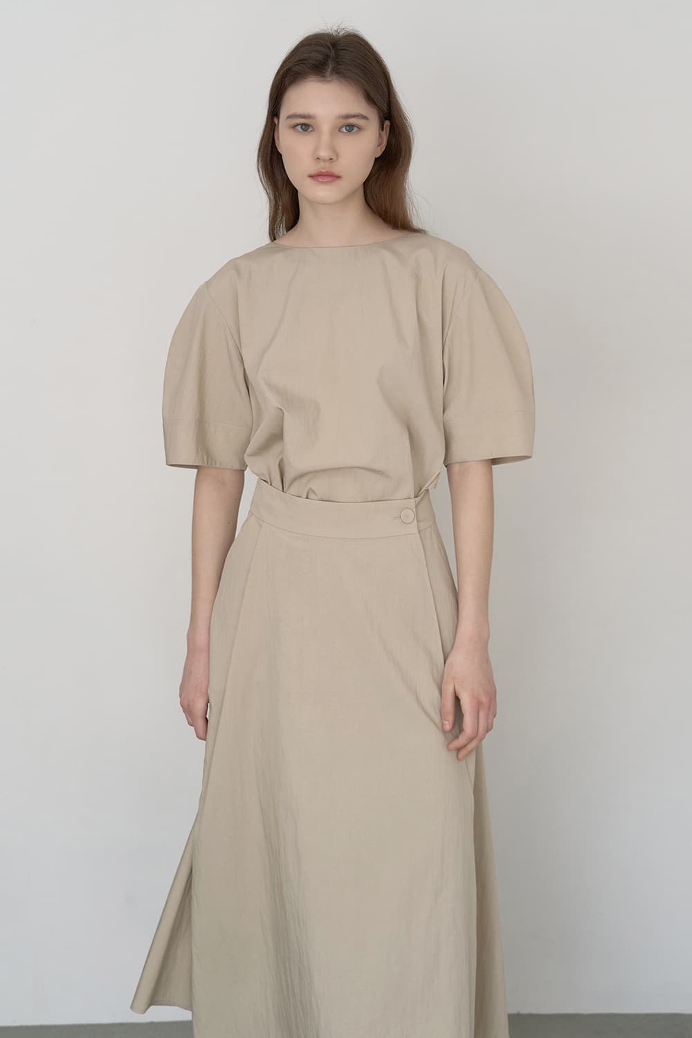 Summer volume wrap ops Beige [N6MOP01]