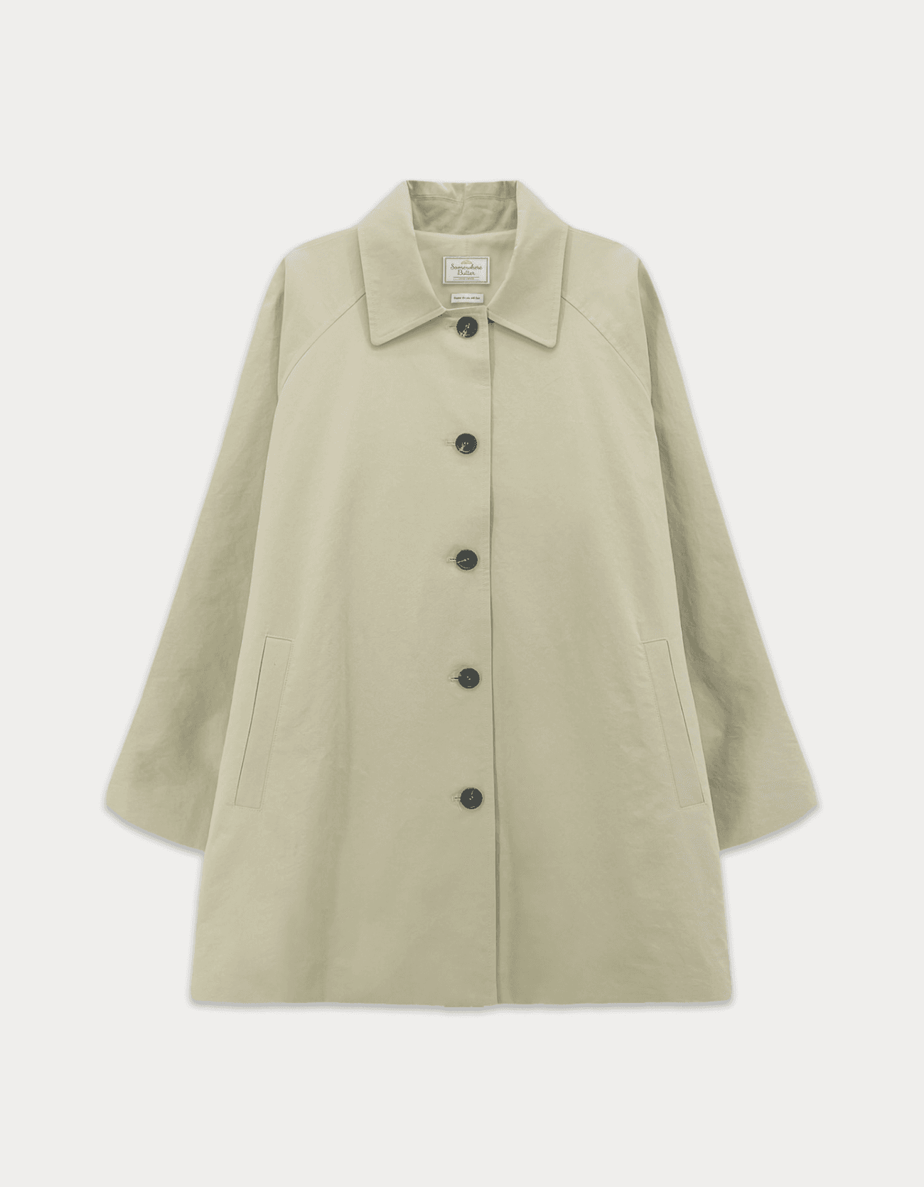 Margaret Half Trench Coat - Beige