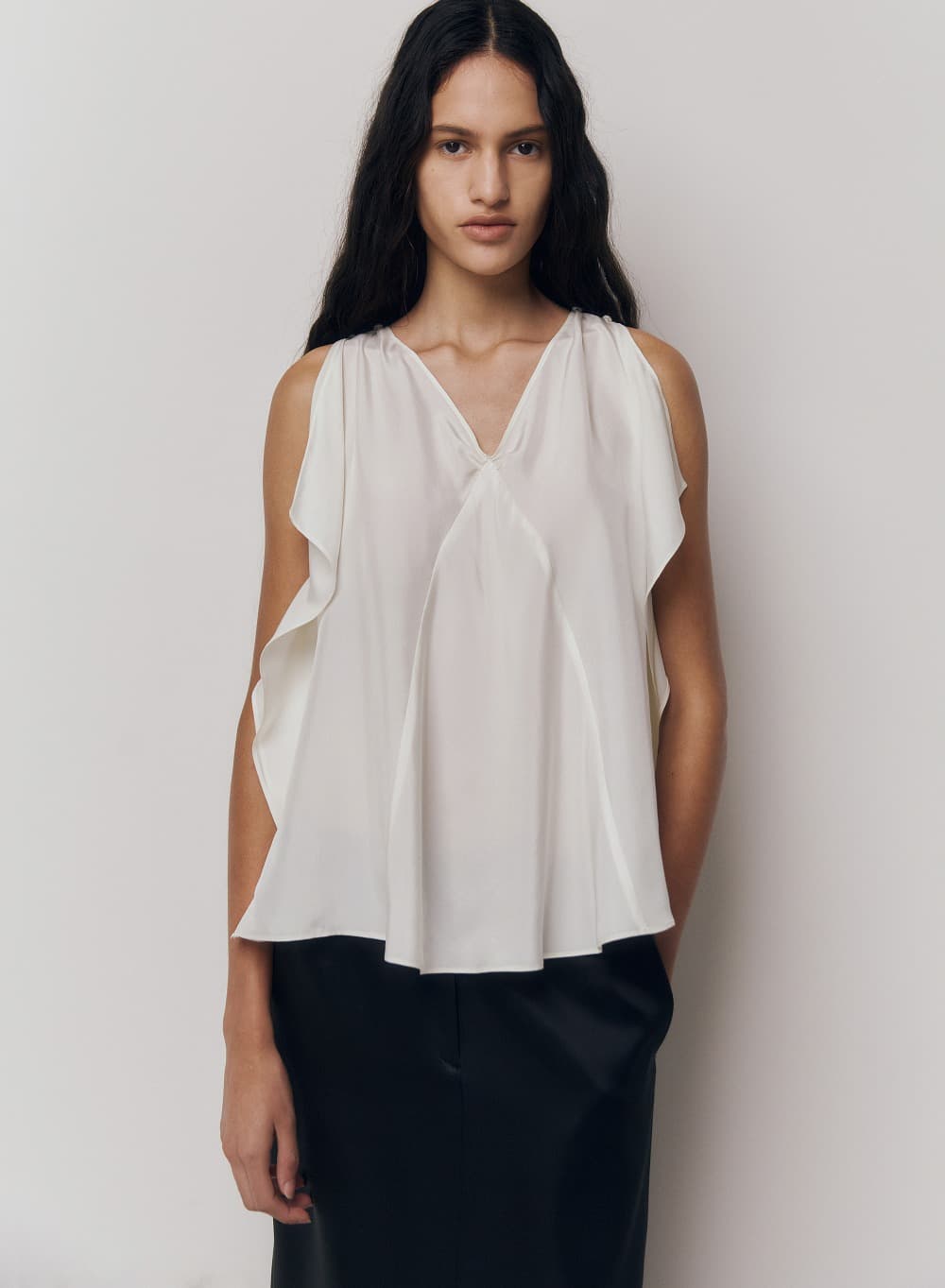 Arden Silk Blouse Cream