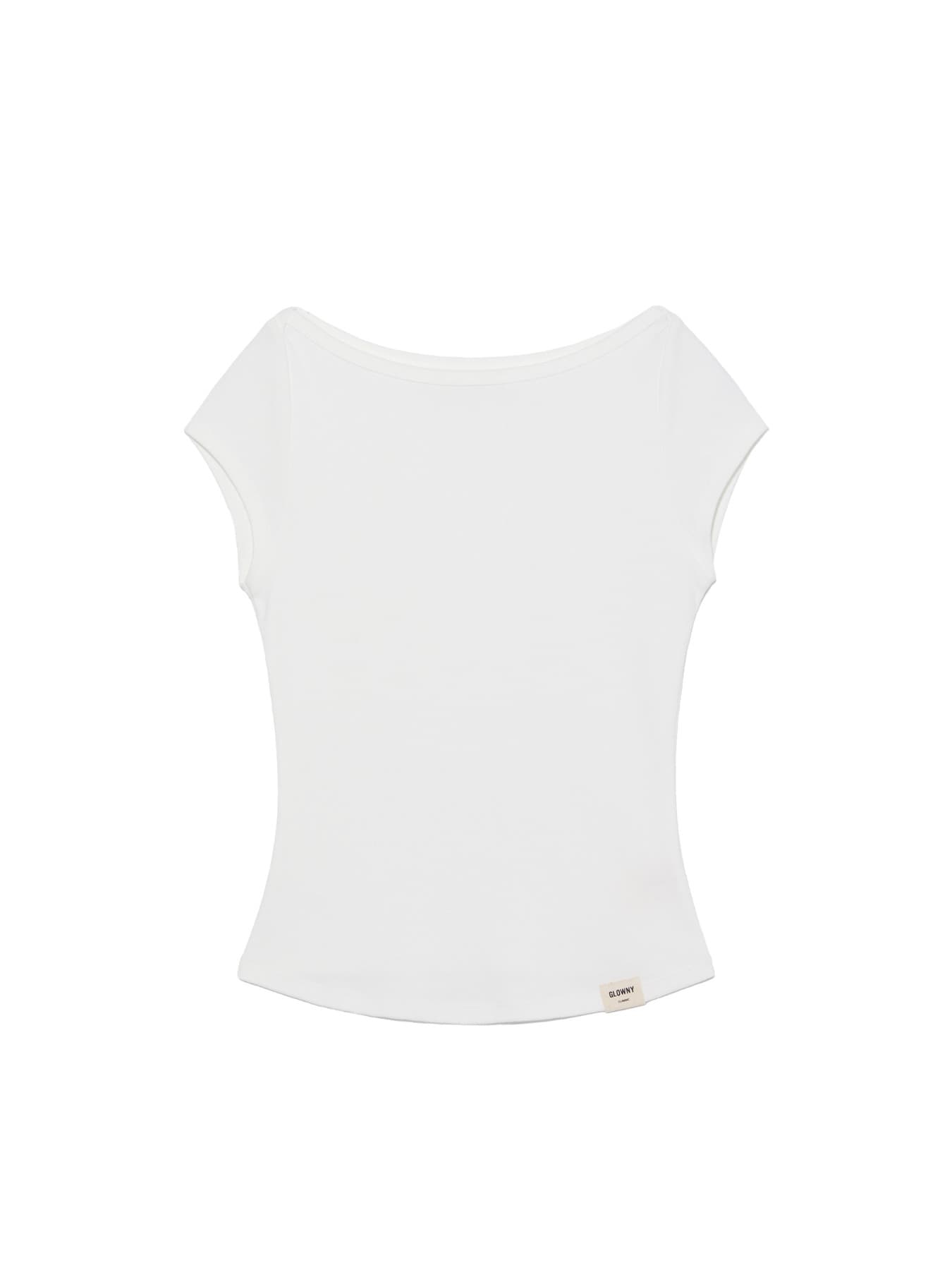 G CLASSIC BOAT NECK TEE (WHITE)